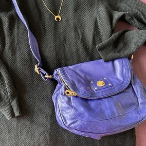 Marc by Marc Jacob’s Blue Leather Crossbody
